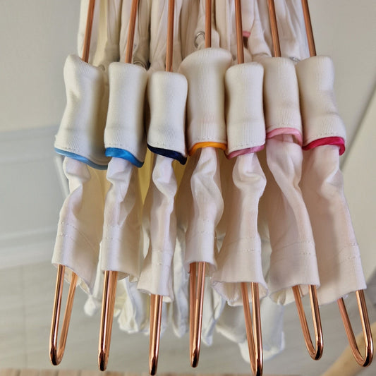 Body in bambù con colletto Peter Pan colorato - Manica corta