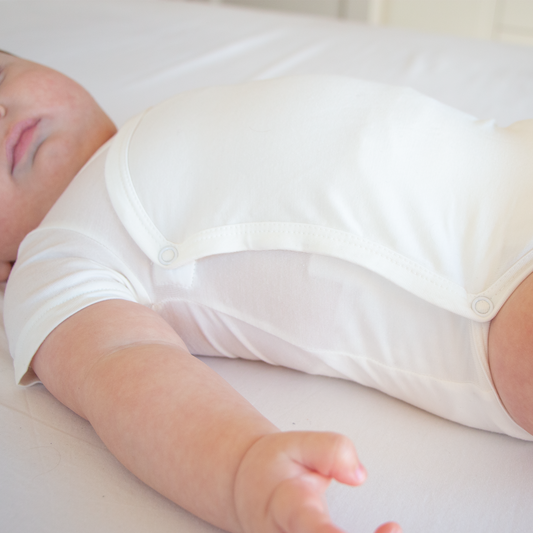 Body Incrociato in Bambù Manica Corta