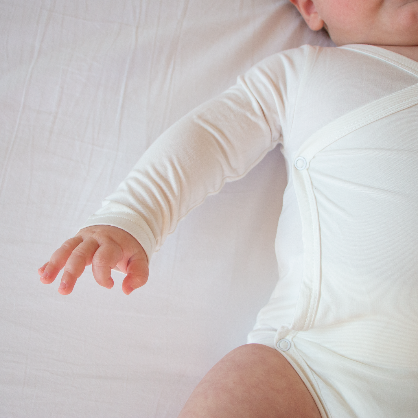 Body Incrociato in Bambù Manica Lunga