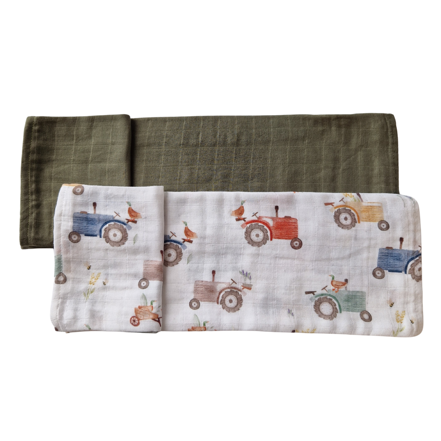 Mussole in bamboo pocket - Set da due