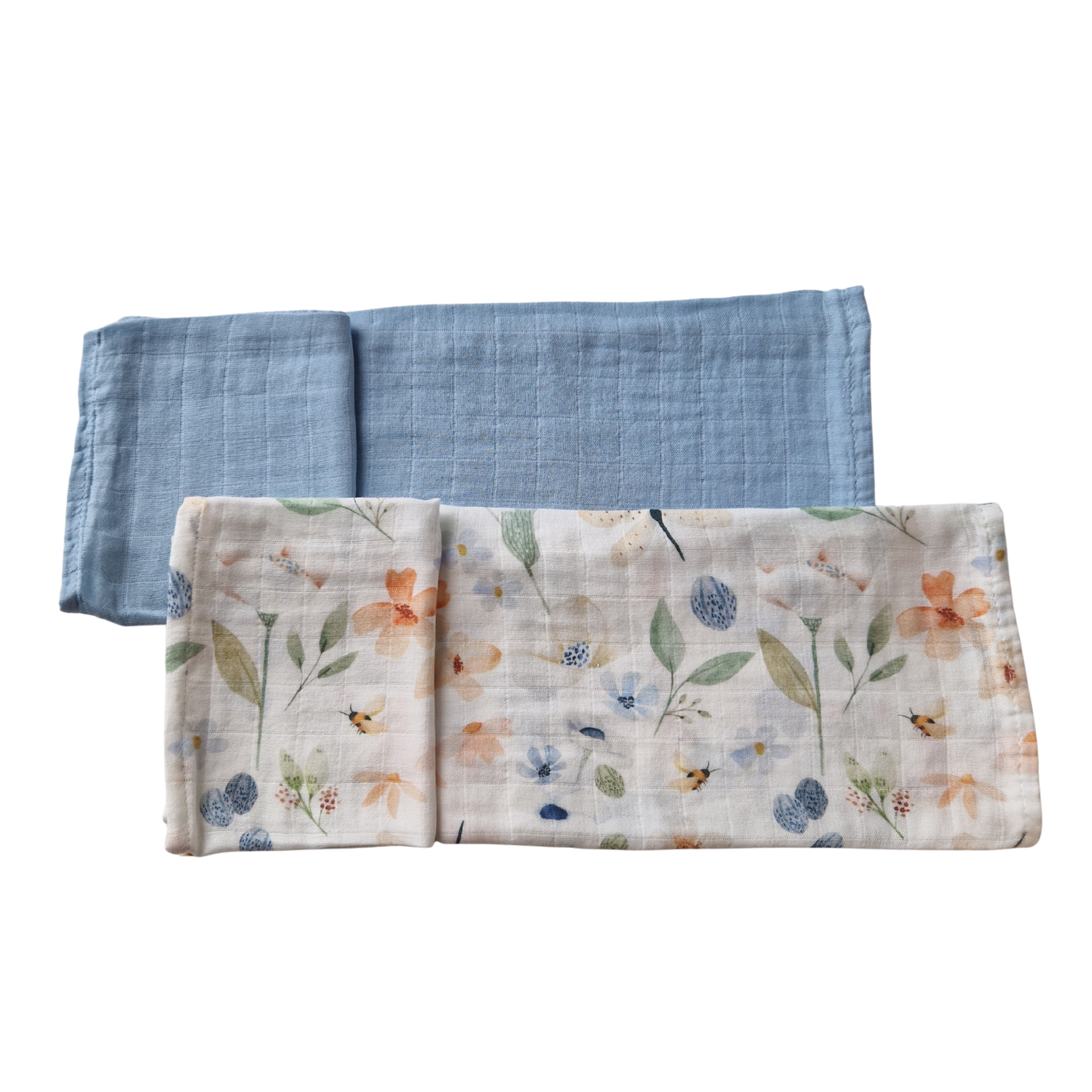 Mussole in bamboo pocket - Set da due