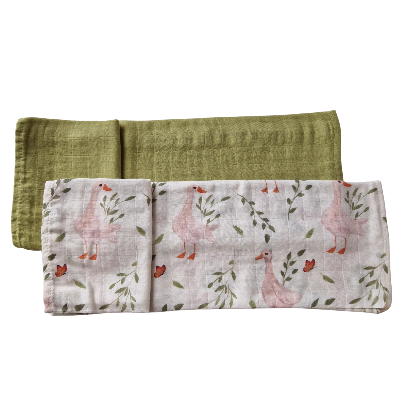 Mussole in bamboo pocket - Set da due